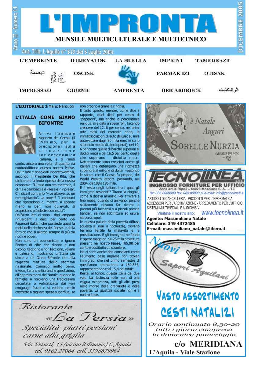 L'Impronta 2005 n.11