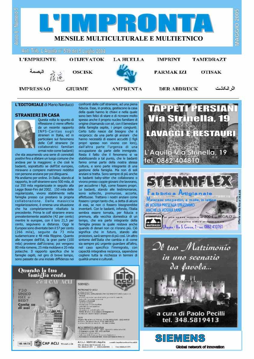 L'Impronta 2005 n.05