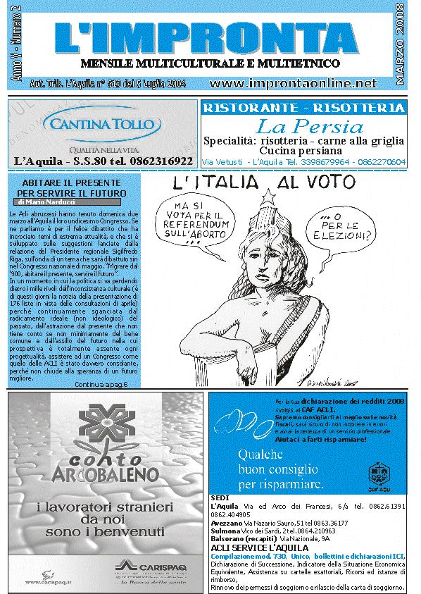L'Impronta 2008 n.02